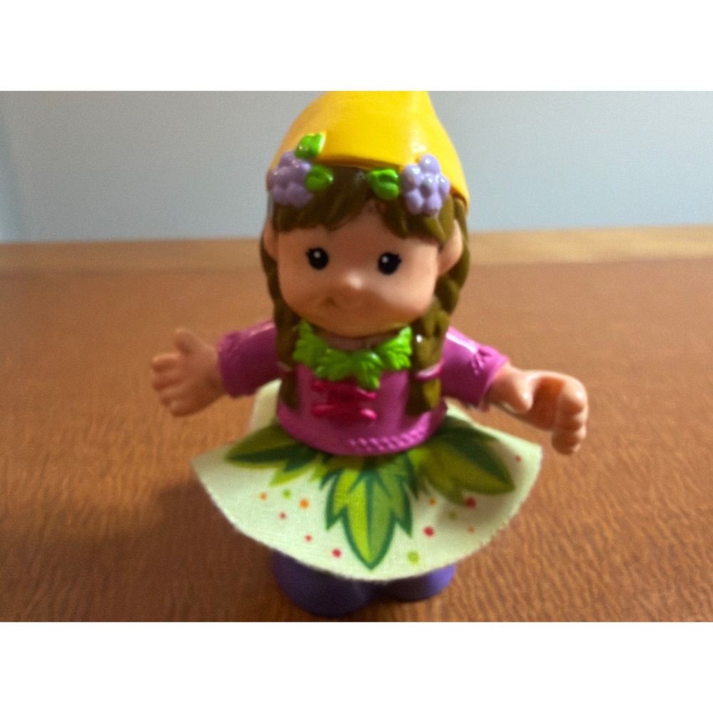 Fisher Price Little People Pixie Pippa Yellow Hat Fairy Bendy Bendable Figure